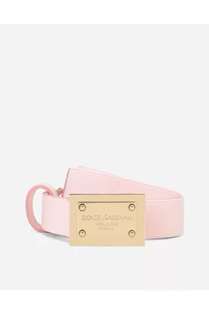 Dolce & Gabbana Belts - Belt With Logo Tag - Woman Accessories S