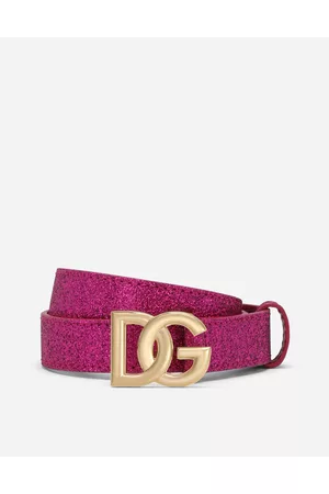 Dolce & Gabbana Belts - Dg Logo Belt - Woman Accessories M