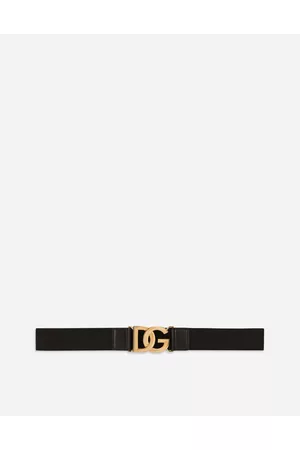 Dolce & Gabbana Belts - Stretch Belt With Dg Logo - Woman Belts 85