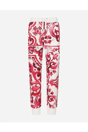 Dolce & Gabbana - Girls Red Rhinestone DG Joggers