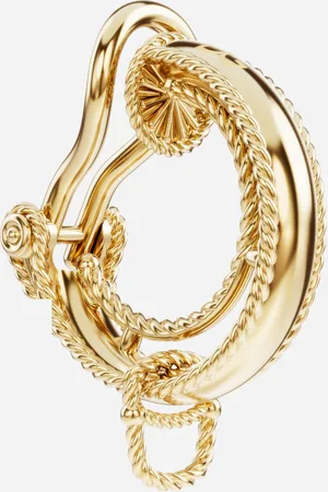 Dolce & Gabbana Lettering Clip Earring 18-carat Yellow - Woman Onesize