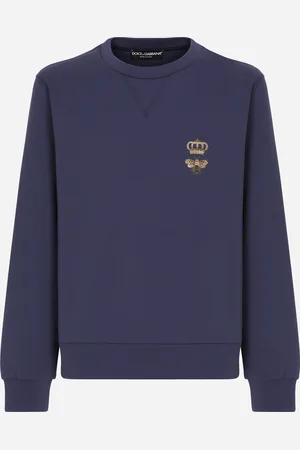 Dolce & Gabbana Cotton Jersey Sweatshirt With Embroidery - Man Sweatshirts Cotton 52
