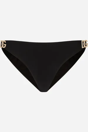 Dolce & Gabbana Bikini Bottoms With Dg Logo - Woman Swimwear Jersey 1