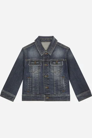Dolce & Gabbana Wash Stretch Denim Jacket - Man Coats And Jackets 2 Years