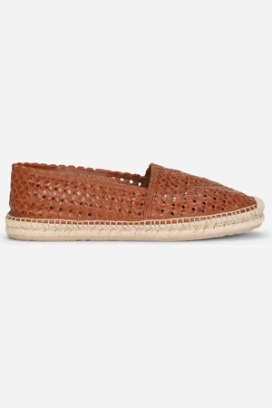 Dolce & Gabbana Woven Goatskin Espadrilles - Man Sandals And Slides 40