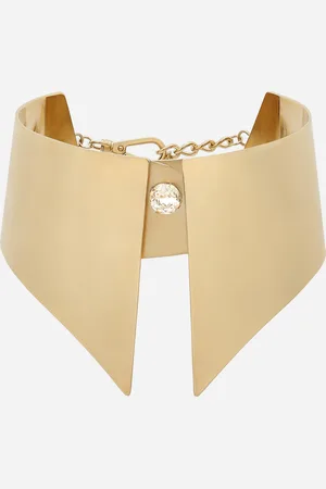 Dolce & Gabbana Rigid Metal Shirt Collar Necklace - Woman Bijoux Metal Onesize