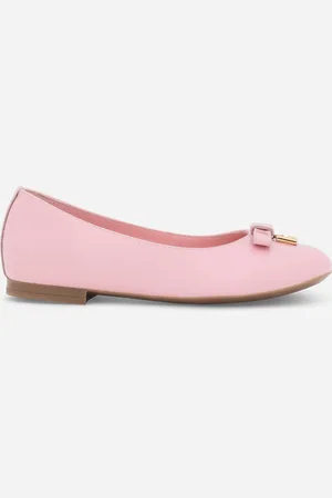 Dolce & Gabbana Patent Leather Ballet Flats With Metal Dg Logo - Woman Shoes (24-38) Leather 28