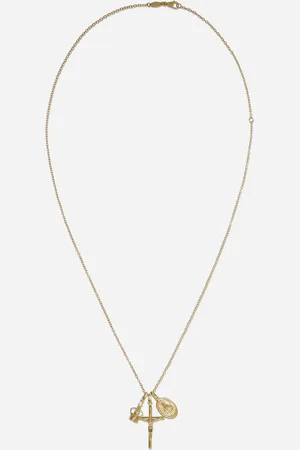 Dolce & Gabbana Sicily Pendant In Yellow - Man Necklaces Metal Onesize