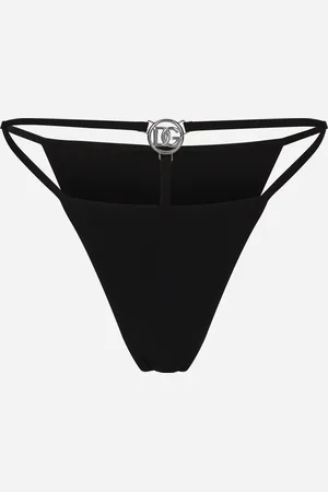 Dolce & Gabbana Bikini Bottoms With Cut-out And Dg Logo - Woman Swimwear Jersey 4
