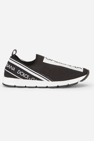 Dolce & Gabbana Sorrento Slip-on Sneakers With Logo Tape - Woman Shoes (24-38) Multi-colored 29