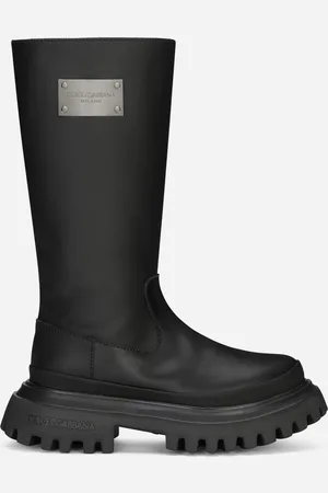 Dolce & Gabbana Calfskin Boots - Woman Shoes (24-38) Leather 27