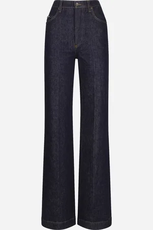 Dolce & Gabbana Flared Denim Jeans - Woman Denim And Jeans Multi-colored 38