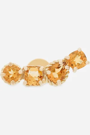 Dolce & Gabbana Single Earring In Yellow 18kt With Citrines - Woman Earrings Onesize