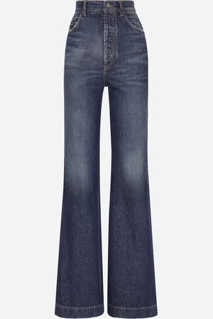 Dolce & Gabbana Flared Denim Jeans - Woman Denim And Jeans Multi-colored 50