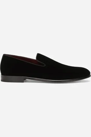 Dolce & Gabbana Pantofola - Man Driver Shoes And Loafers Velvet 41