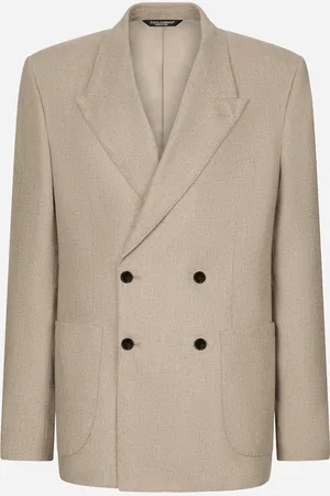 Dolce & Gabbana Deconstructed Double-breasted Cashmere Jacket - Man Suits And Blazers 46