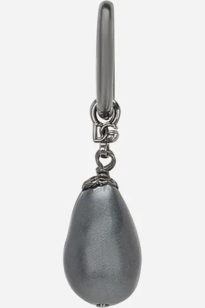 Dolce & Gabbana Single Creole Earring With Teardrop Detail - Man Bijoux Metal Onesize