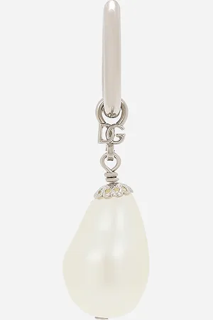 Dolce & Gabbana Single Creole Earring With Teardrop Detail - Man Bijoux Metal Onesize