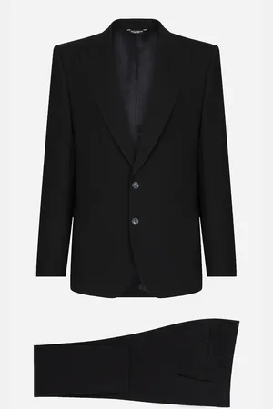 Dolce & Gabbana Stretch Wool Martini-fit Suit - Man Suits And Blazers Wool 48