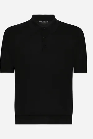 Dolce & Gabbana Silk And Cashmere Polo-shirt - Man Sweaters And Cardigans 44