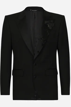 Dolce & Gabbana Embroidered Single-breasted Sicilia-fit Jacket - Man Suits And Blazers Multi-colored 52