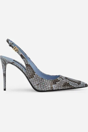 Dolce & Gabbana Python Skin Slingbacks - Woman Pumps And Slingback 36