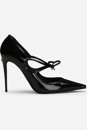 Dolce & Gabbana Polished Calfskin Pumps - Woman Pumps And Slingback Leather 35