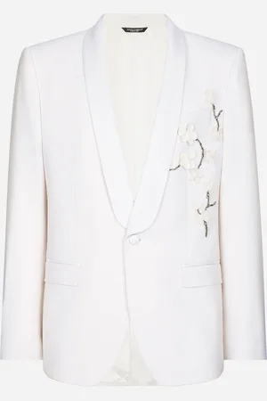Dolce & Gabbana Single-breasted Martini-fit Jacket With Embroidery - Man Suits And Blazers Multi-colored 56