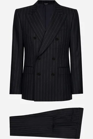 Dolce & Gabbana Double-breasted Sicilia-fit Suit - Man Suits And Blazers Multi-colored 50