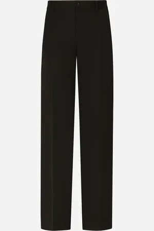 Dolce & Gabbana Straight-leg Wool Pants - Man Wool 50