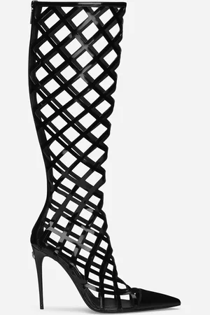Dolce & Gabbana Polished Calfskin Boots - Woman Boots And Booties Leather 36