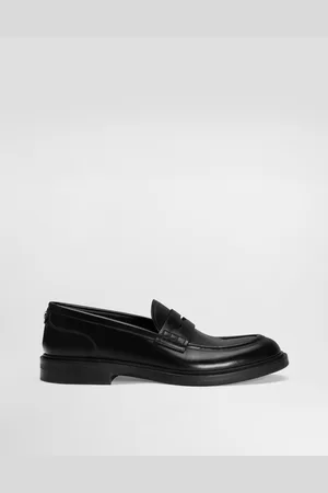 Dolce & Gabbana Brushed Calfskin Loafers - Man Driver Shoes And Loafers Leather 40.5