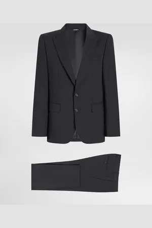 Dolce & Gabbana Stretch Wool Martini-fit Suit - Man Suits And Blazers Wool 46