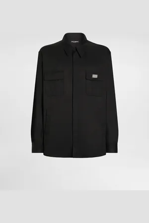 Dolce & Gabbana Nylon Shirt With Logo Tag - Man Fabric 38