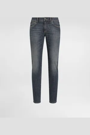 Dolce & Gabbana Pantalone - Man Denim Multi-colored Cotton 44