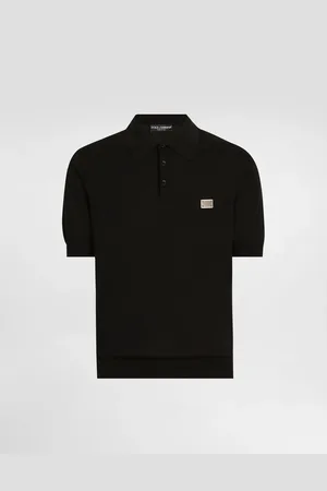 Dolce & Gabbana Cotton Polo-shirt With Logo Tag - Man Sweaters And Cardigans 44