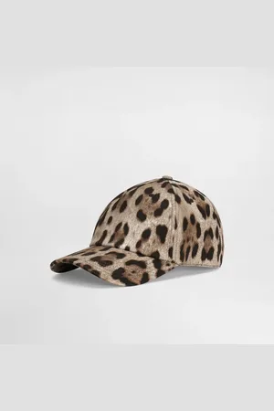 Dolce & Gabbana Cotton Baseball Cap With Leopard - Man Hats And Gloves Animal 57