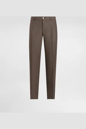Dolce & Gabbana Tailored Linen Pants - Man Pants And Shorts 46