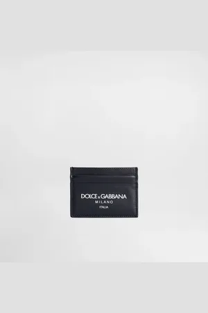Dolce & Gabbana Calfskin Card Holder - Man Leather Onesize