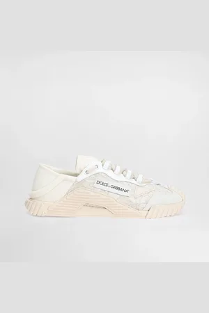 Dolce & Gabbana Mixed-materials Ns1 Slip-on Sneakers - Woman Sneakers Gray Fabric 41