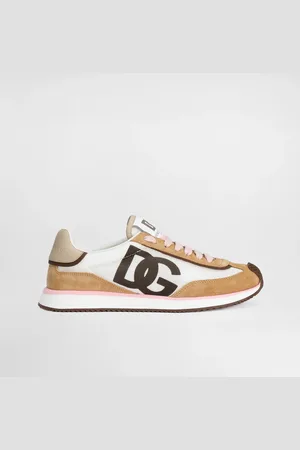 Dolce & Gabbana Mixed-material Dg Cushion Sneakers - Woman Sneakers 35