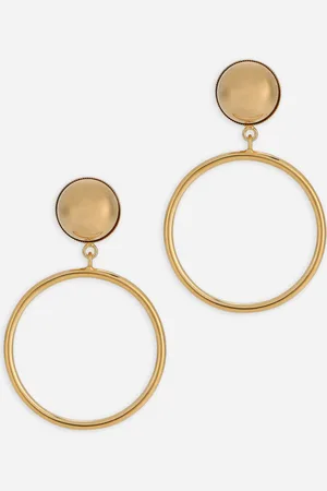 Dolce & Gabbana Hoop Drop Earrings - Woman Bijoux Metal Onesize