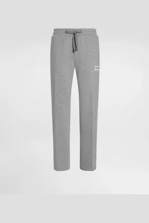 Dolce & Gabbana Stretch Jersey Jogging Pants - Man Gray 50