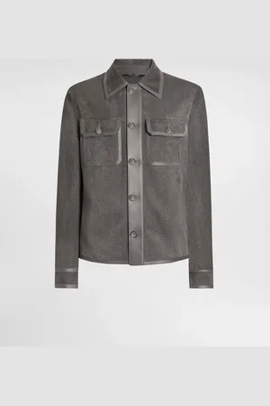Dolce & Gabbana Perforated Lambskin Jacket - Man Coats And Jackets 50
