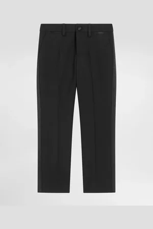 Dolce & Gabbana Tuxedo Trousers In Stretch Fabric - Man Trousers And Shorts Wool 2 Years