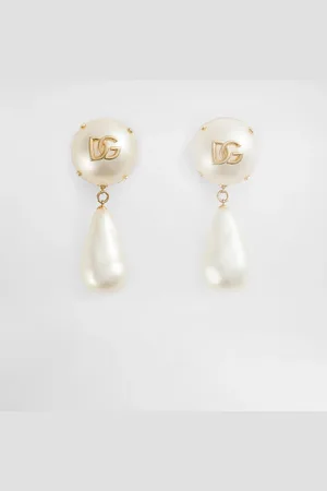 Dolce & Gabbana Teardrop Earrings With Dg Logo - Woman Bijoux Metal Onesize