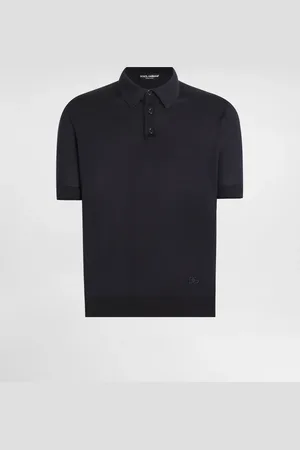 Dolce & Gabbana Satin Silk Polo Shirt - Man Sweaters And Cardigans 44