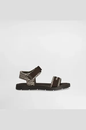 Dolce & Gabbana Calfskin Sandals With Logo Print - Man Shoes (24-38) 31