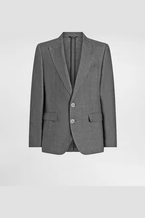 Dolce & Gabbana Sicilia Single-breasted Jacket In Washed Linen - Man Suits And Blazers 44