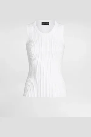 Dolce & Gabbana Viscose Tank Top - Woman Sweaters And Cardigans 38